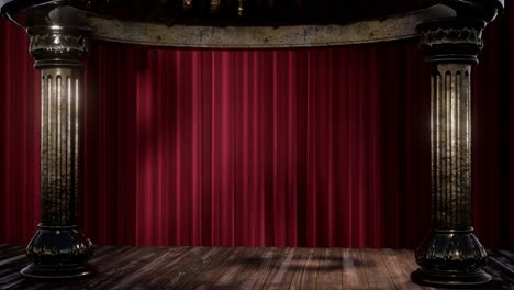 stage-curtain-with-light-and-shadow